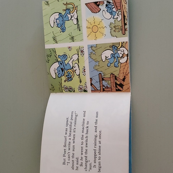 Vintage 1982 The Weather-Smurfing Machine Book - Picture 5 of 10